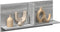 vidaXL - Wandkast - 70x16,5x30 - cm - bewerkt - hout - grijs - sonoma - eiken
