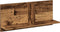 vidaXL - Wandkast - 70x16,5x30 - cm - bewerkt - hout - oud - houtkleurig