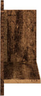vidaXL - Wandkast - 70x16,5x30 - cm - bewerkt - hout - oud - houtkleurig