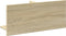 vidaXL - Wandkast - 70x16,5x30 - cm - bewerkt - hout - sonoma - eikenkleurig
