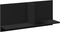 vidaXL - Wandkast - 70x16,5x30 - cm - bewerkt - hout - zwart