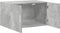 vidaXL - Wandkast - 70x42,5x40 - cm - bewerkt - hout - betongrijs