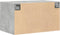 vidaXL - Wandkast - 70x42,5x40 - cm - bewerkt - hout - betongrijs