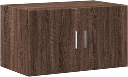 vidaXL - Wandkast - 70x42,5x40 - cm - bewerkt - hout - bruin - eikenkleur