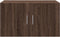 vidaXL - Wandkast - 70x42,5x40 - cm - bewerkt - hout - bruin - eikenkleur