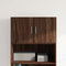 vidaXL - Wandkast - 70x42,5x40 - cm - bewerkt - hout - bruin - eikenkleur