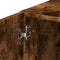 vidaXL - Wandkast - 70x42,5x40 - cm - bewerkt - hout - gerookt - eikenkleurig