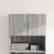vidaXL - Wandkast - 70x42,5x40 - cm - bewerkt - hout - grijs - sonoma