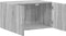 vidaXL - Wandkast - 70x42,5x40 - cm - bewerkt - hout - grijs - sonoma