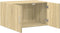 vidaXL - Wandkast - 70x42,5x40 - cm - bewerkt - hout - sonoma - eikenkleurig