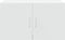 vidaXL - Wandkast - 70x42,5x40 - cm - bewerkt - hout - wit