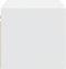 vidaXL - Wandkast - 70x42,5x40 - cm - bewerkt - hout - wit