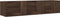 vidaXL - Wandkast - 75x18x16,5 - cm - bewerkt - hout - bruin - eikenkleur
