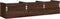 vidaXL - Wandkast - 75x18x16,5 - cm - bewerkt - hout - bruin - eikenkleur