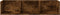 vidaXL - Wandkast - 75x18x16,5 - cm - bewerkt - hout - gerookt - eikenkleurig