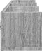 vidaXL - Wandkast - 75x18x16,5 - cm - bewerkt - hout - grijs - sonoma - eikenkleurig