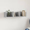 vidaXL - Wandkast - 75x18x16,5 - cm - bewerkt - hout - grijs - sonoma - eikenkleurig