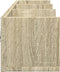vidaXL - Wandkast - 75x18x16,5 - cm - bewerkt - hout - sonoma - eikenkleurig