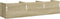 vidaXL - Wandkast - 75x18x16,5 - cm - bewerkt - hout - sonoma - eikenkleurig