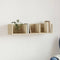 vidaXL - Wandkast - 75x18x16,5 - cm - bewerkt - hout - sonoma - eikenkleurig
