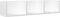 vidaXL - Wandkast - 75x18x16,5 - cm - bewerkt - hout - wit