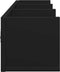 vidaXL - Wandkast - 75x18x16,5 - cm - bewerkt - hout - zwart