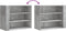 vidaXL - Wandkast - 75x35x60 - cm - bewerkt - hout - betongrijs