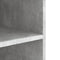 vidaXL - Wandkast - 75x35x60 - cm - bewerkt - hout - betongrijs