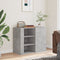 vidaXL - Wandkast - 75x35x60 - cm - bewerkt - hout - betongrijs