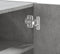 vidaXL - Wandkast - 75x35x60 - cm - bewerkt - hout - betongrijs