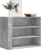 vidaXL - Wandkast - 75x35x60 - cm - bewerkt - hout - betongrijs