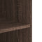 vidaXL - Wandkast - 75x35x60 - cm - bewerkt - hout - bruin - eikenkleurig