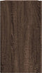 vidaXL - Wandkast - 75x35x60 - cm - bewerkt - hout - bruin - eikenkleurig