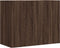 vidaXL - Wandkast - 75x35x60 - cm - bewerkt - hout - bruin - eikenkleurig