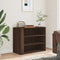 vidaXL - Wandkast - 75x35x60 - cm - bewerkt - hout - bruin - eikenkleurig