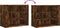 vidaXL - Wandkast - 75x35x60 - cm - bewerkt - hout - gerookt - eikenkleurig