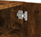 vidaXL - Wandkast - 75x35x60 - cm - bewerkt - hout - gerookt - eikenkleurig