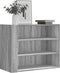 vidaXL - Wandkast - 75x35x60 - cm - bewerkt - hout - grijs - sonoma - eikenkleurig