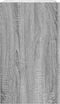 vidaXL - Wandkast - 75x35x60 - cm - bewerkt - hout - grijs - sonoma - eikenkleurig
