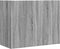 vidaXL - Wandkast - 75x35x60 - cm - bewerkt - hout - grijs - sonoma - eikenkleurig