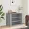 vidaXL - Wandkast - 75x35x60 - cm - bewerkt - hout - grijs - sonoma - eikenkleurig