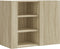 vidaXL - Wandkast - 75x35x60 - cm - bewerkt - hout - sonoma - eikenkleurig