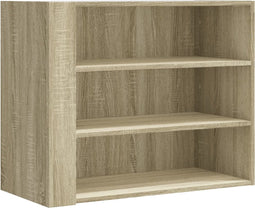 vidaXL - Wandkast - 75x35x60 - cm - bewerkt - hout - sonoma - eikenkleurig