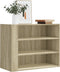 vidaXL - Wandkast - 75x35x60 - cm - bewerkt - hout - sonoma - eikenkleurig