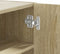 vidaXL - Wandkast - 75x35x60 - cm - bewerkt - hout - sonoma - eikenkleurig