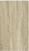 vidaXL - Wandkast - 75x35x60 - cm - bewerkt - hout - sonoma - eikenkleurig