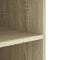 vidaXL - Wandkast - 75x35x60 - cm - bewerkt - hout - sonoma - eikenkleurig