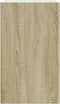 vidaXL - Wandkast - 75x35x60 - cm - bewerkt - hout - sonoma - eikenkleurig