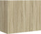 vidaXL - Wandkast - 75x35x60 - cm - bewerkt - hout - sonoma - eikenkleurig