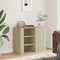 vidaXL - Wandkast - 75x35x60 - cm - bewerkt - hout - sonoma - eikenkleurig